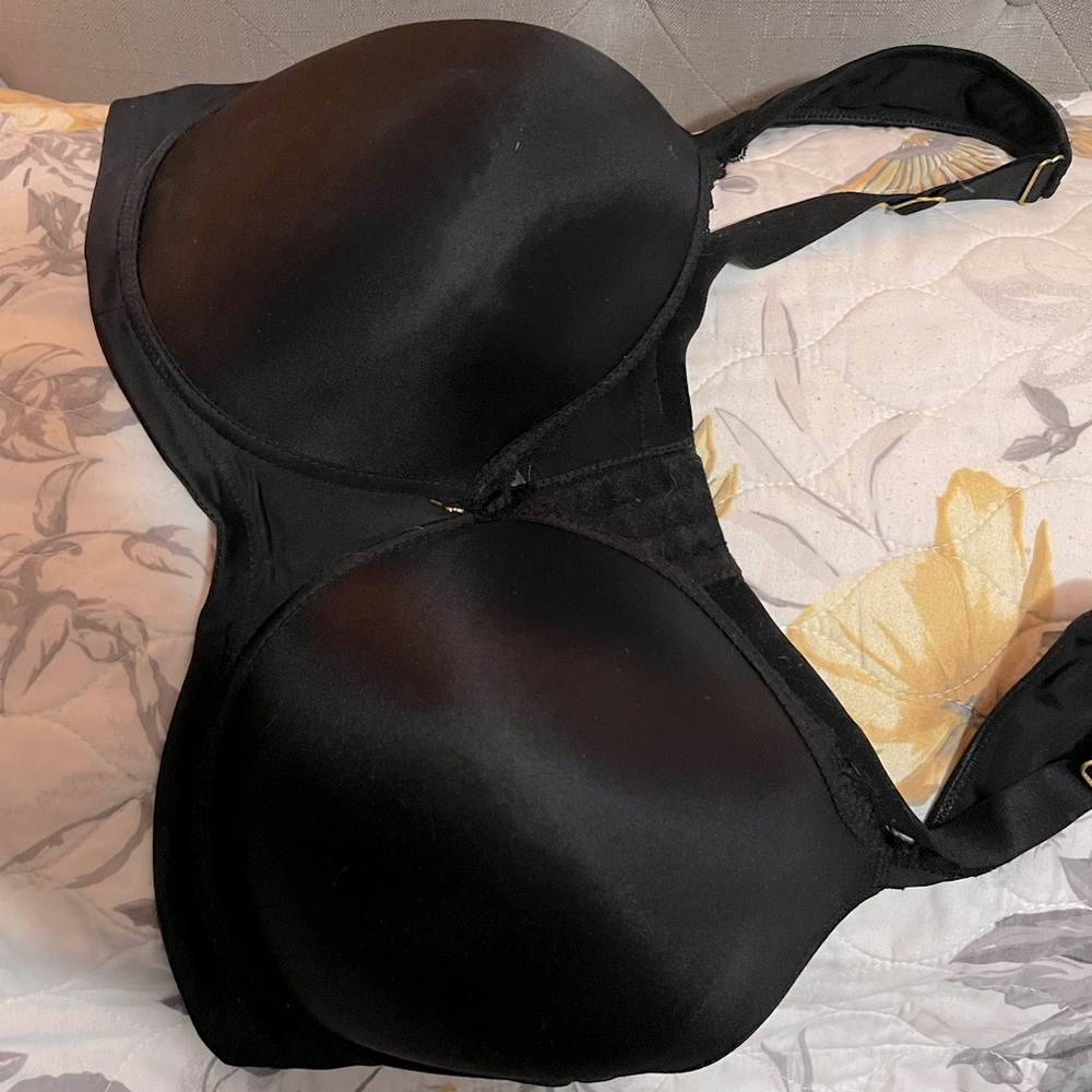 Ashley stewart butterfly collection black bra